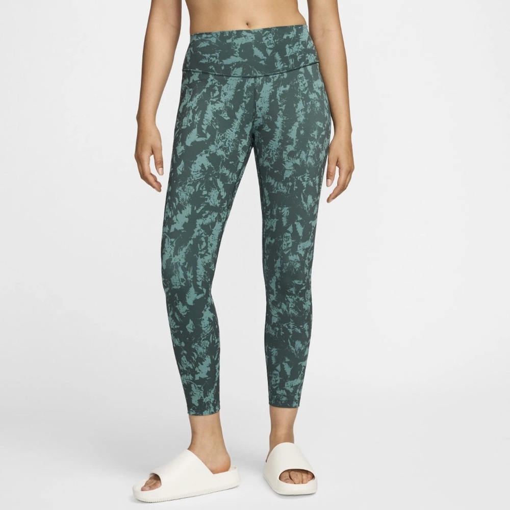 *NWT* Nike One Printed High Rise 7/8 Leggings Women’s Green Pattern